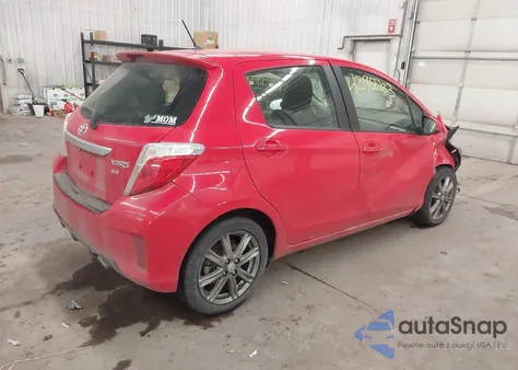 2012 Toyota Yaris Se z USA, uszkodzony, nr VIN JTDKTUD34CD520016